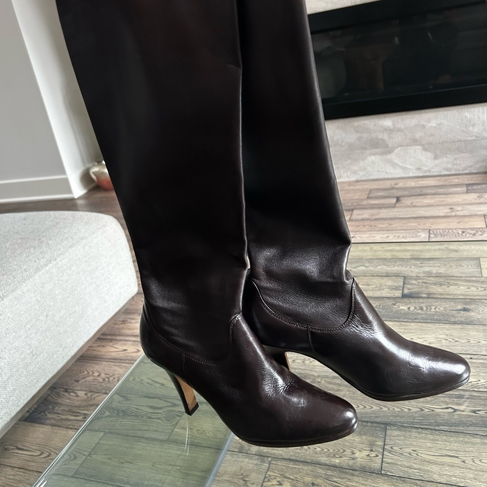 Cole Haan Dark Brown Heeled Boots